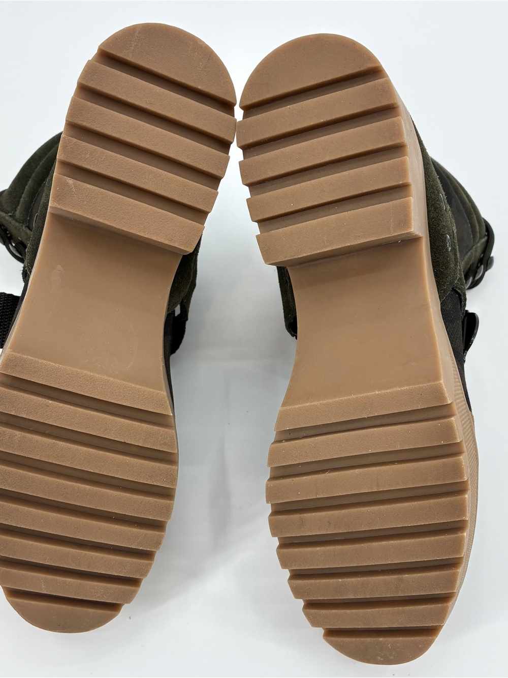 Steve Madden Women Lace Up Military Camo Lug Sole Platform Chunky Boots Size 8.5 - Picture 9 of 12